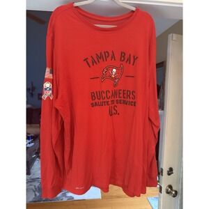 Nike Dri-Fit Tampa Bay Buccaneers Salute to Service Long Sleeve Shirt Size 4xl